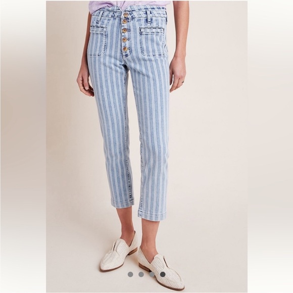 Pilcro highrise striped jeans - Picture 2 of 11
